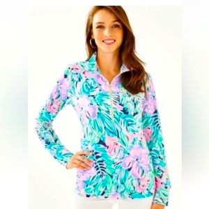 NWT LILLY PULITZER L SKIPPER POPOVER MULTI BERMUDAFUL GRAIL!